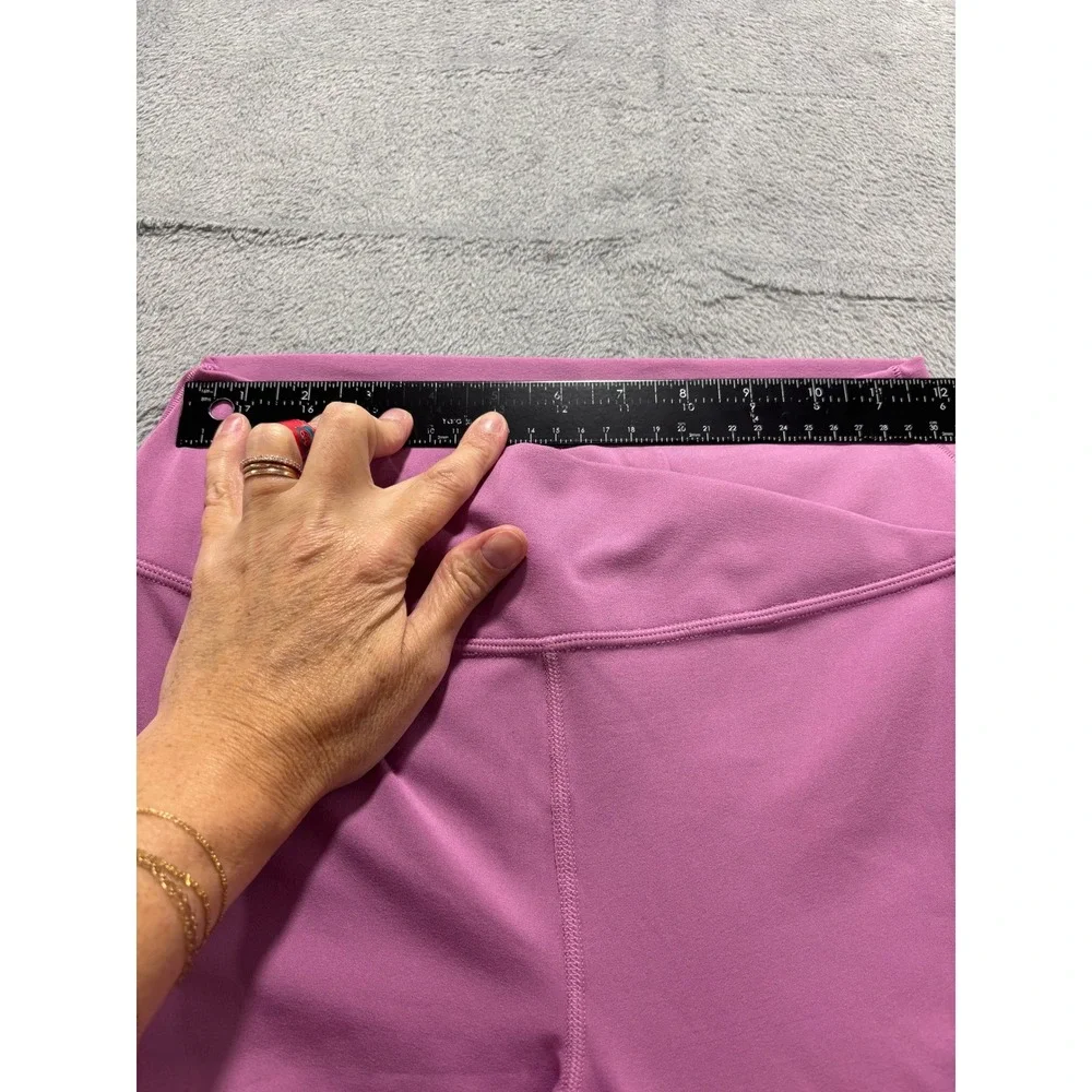 Athleta Girl XXL/16 Pink Transcend Crossover Flare Pants Athleisure Casual